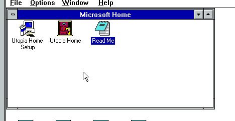 Microsoft Utopia Home — WinWorld