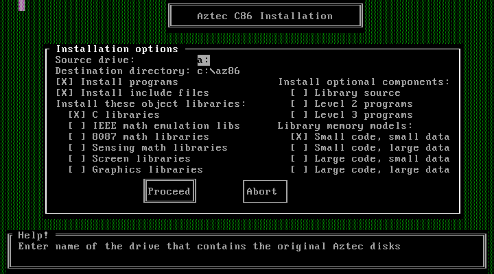 Aztec C 5.2A Winworld version