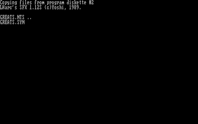 IBM PC/Tandy 1000 Application Software (No Game) Screenshot
