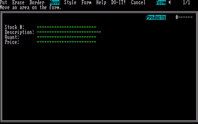 left command in corel paradox