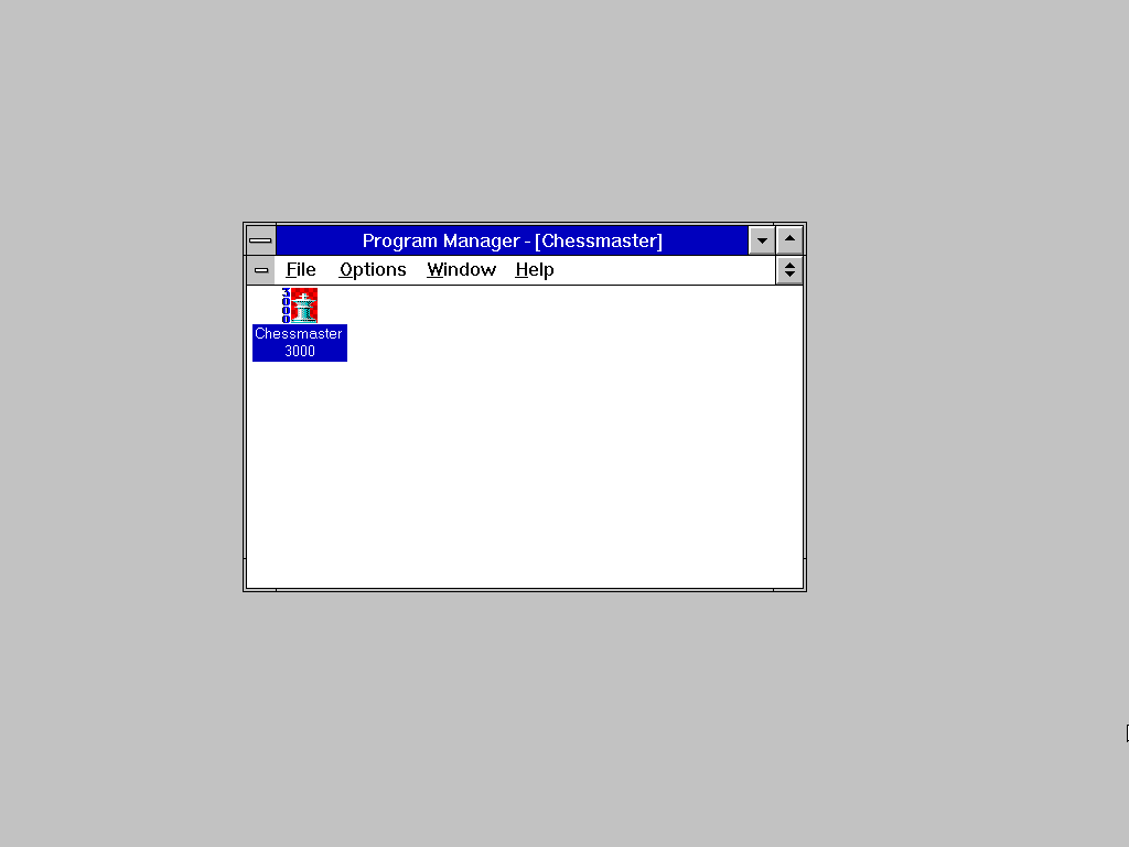 WinWorld: Chessmaster 3000 1.0
